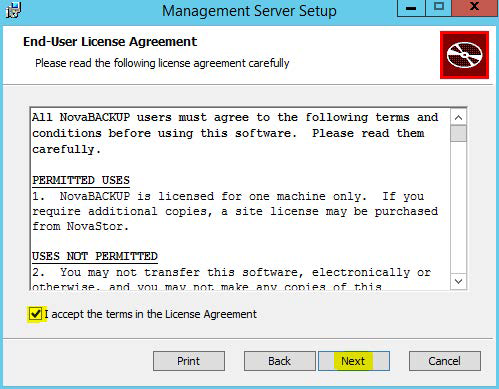 End-User License Agreement Dialog