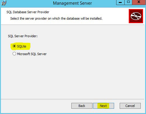 SQL Database Server Provider Dialog