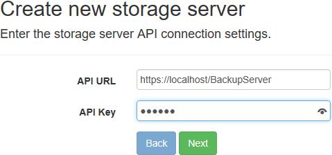 Add Storage Server