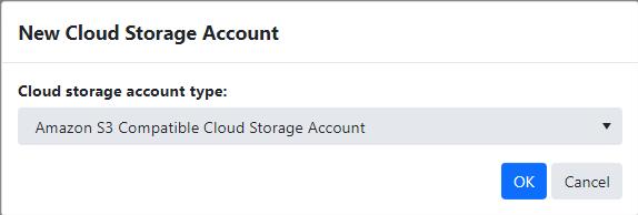 Add Cloud Storage Account